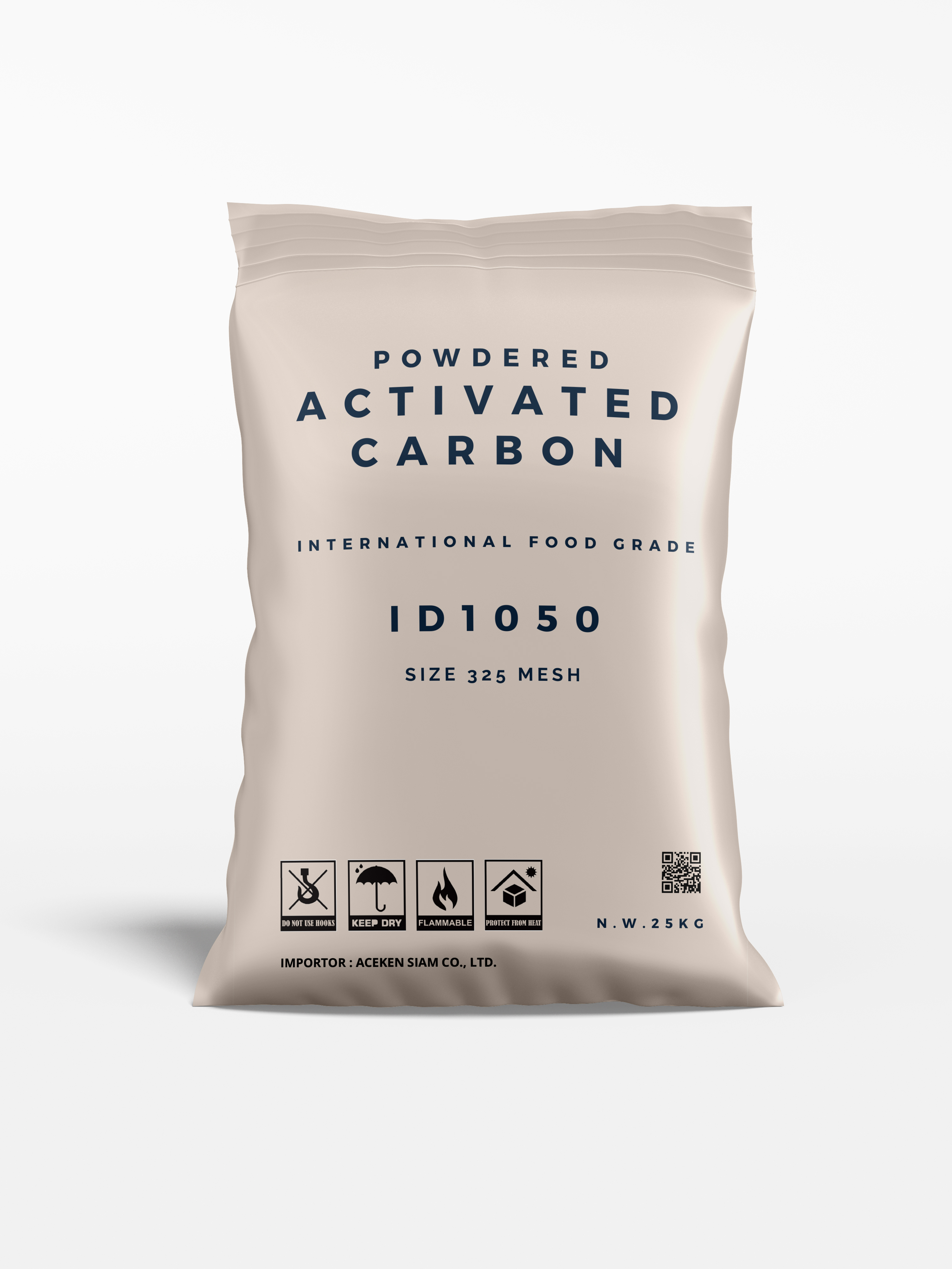 Powdered Activated Carbon ID1050 size 325 mesh International Food Grade
